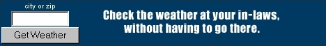 Check the weather at your in-laws