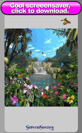 Cool screeensaver, click to download.