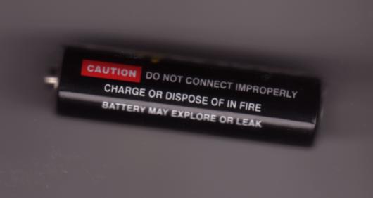 Battery may explore or leak