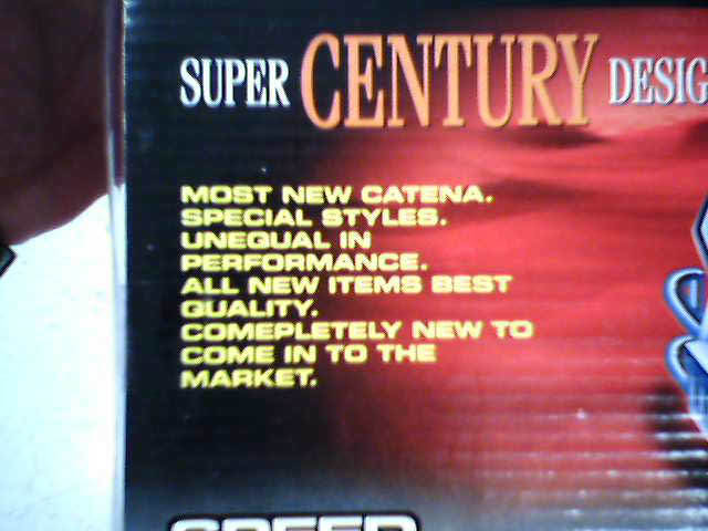 Most new catena...comepletely new to come into the market