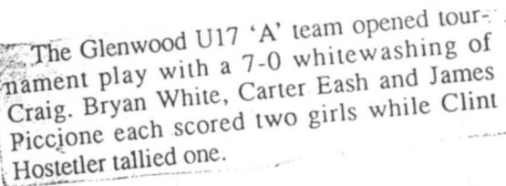 ...scored two girls...