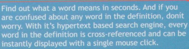 ...it's hypertext based search engine