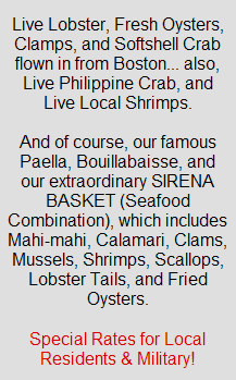 Lobster, Oyster, Clamps...