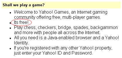 Its free!