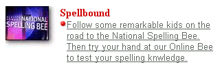 Spelling knwledge