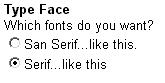 San Serif